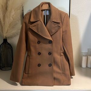Old Navy Tan Peacoat